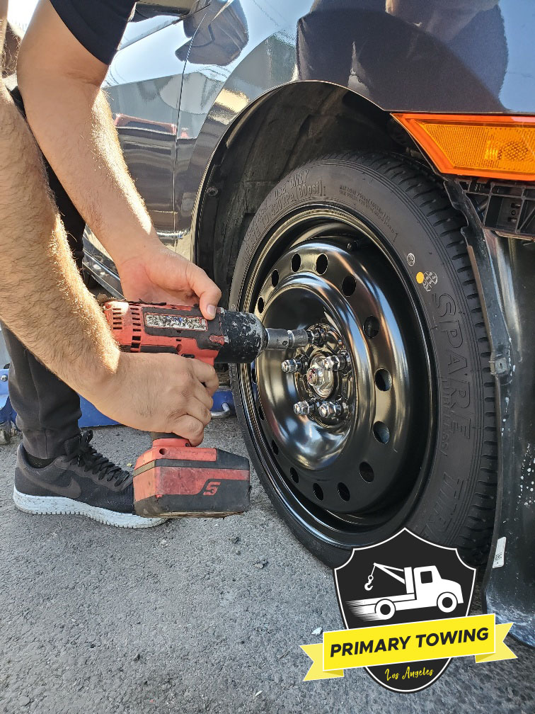 Flat Tire Change Los Angeles